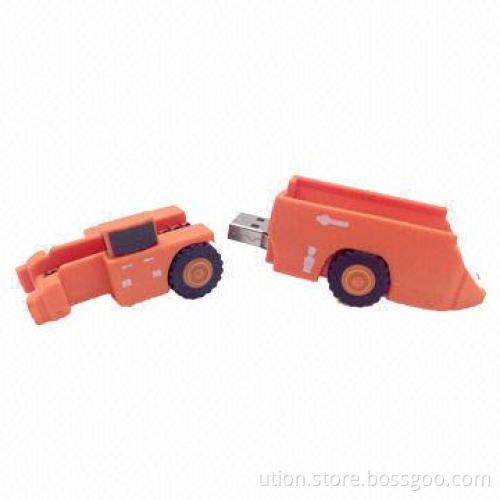 USB Flash Drive 2.0 with 1 to 64GB Memory Capacity and Crane Design Free Logo